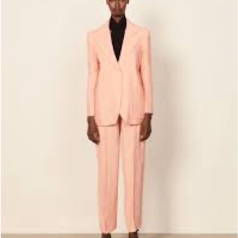 Sandro Blush Pink Suit !! GORGEOUS NEW!!! Never worn !!